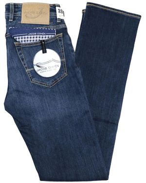 Jacob Cohen Logo-patch regular jeans - Azul