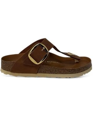 Birkenstock Gizeh Big Buckle Sandals - Brown