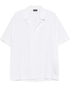 Emporio Armani Short-Sleeve Shirt - White