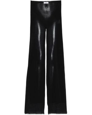 Jean Paul Gaultier Pantaloni Dritti Con Stampa - Nero