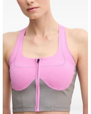 adidas By Stella McCartney Top con cremallera - Rosa