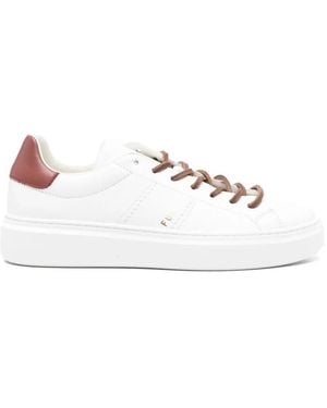 Furla Hype Logo-Print Sneakers - White