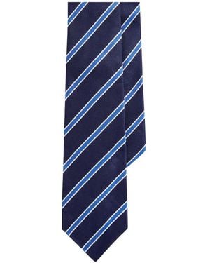Ralph Lauren Striped Tie - Blue