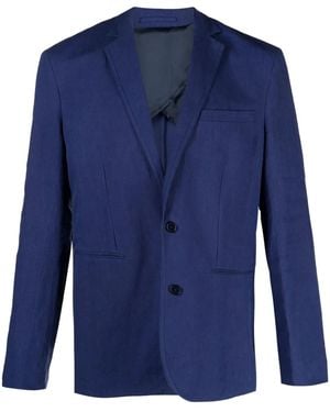 Orlebar Brown Single-Breasted Silk Blazer - Blue