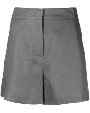 Blanca Vita High-Waisted Tailored Shorts - Grey