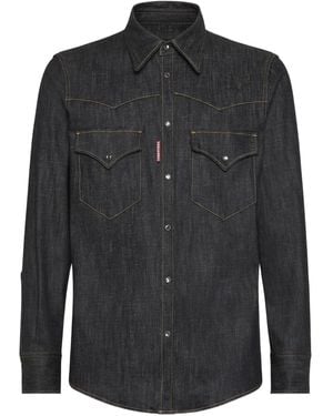 DSquared² ウエスタン シャツ - ブラック