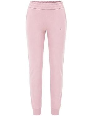 EA7 Logo-Detail Track Trousers - Pink