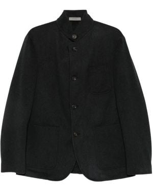 Corneliani Veste À Col Montant Et Poche À Patch - Black