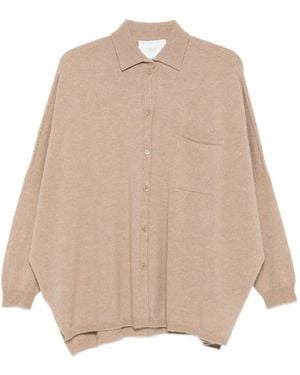 Vanisé Buttoned Pocket Cardigan - Natural