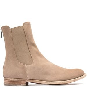 Officine Creative Lexicon Zip-Up Boots - Natural