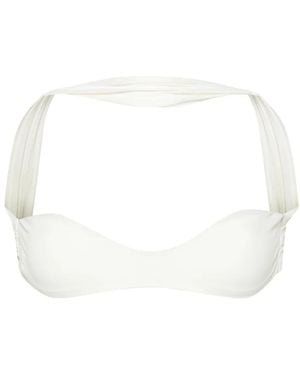 Gcds Couture Strapless Bikini Top - White