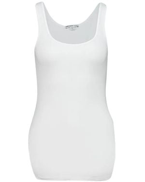 James Perse Scoop-Neck Tank Top - White