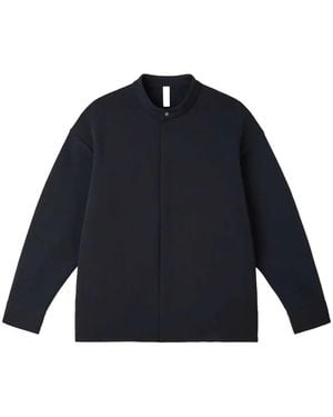 CFCL Soft Milan Stand-Collar Long-Sleeve Shirt - Blue