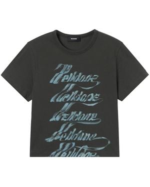 we11done T-Shirt À Imprimé Graphique - Black