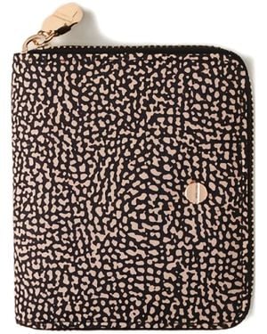 Borbonese Medium Zip-Around Wallet - Black