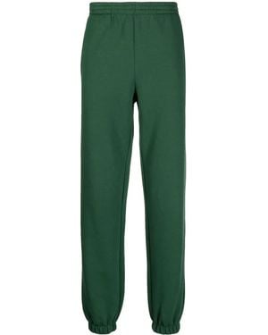 Lacoste Logo-Patch Cotton-Blend Track Trousers - Green
