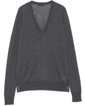 JOSEPH Pullover mit V-Ausschnitt - Grau