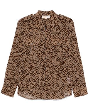 MICHAEL Michael Kors レオパード シャツ - ブラウン