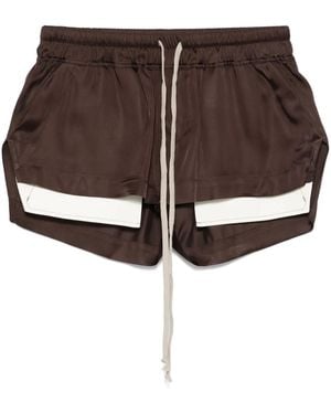 Rick Owens Fog Boxer Shorts - Brown