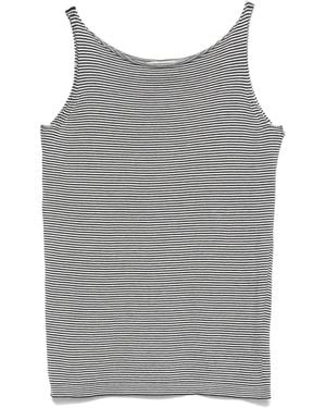 Ma'ry'ya Striped Tank Top - Grey