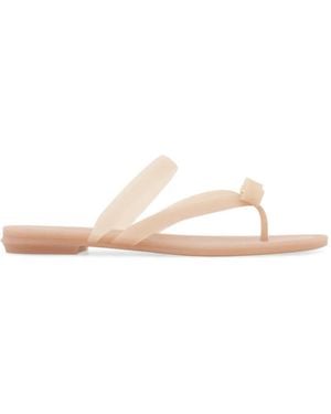 Ferragamo Vara Bow Rubber Sandals - White