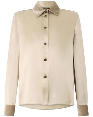 Roberto Cavalli Chemise En Soie - Neutre