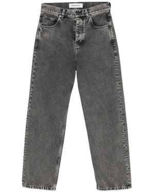 Amaranto Five-Pocket Straight-Leg Jeans - Grey