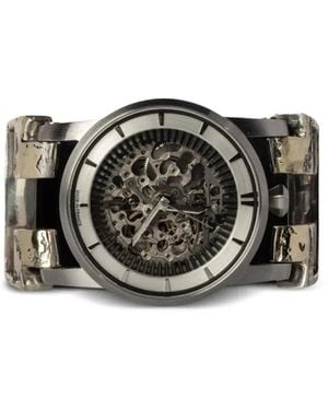 Parts Of 4 Montre Studded Skeleton 42 Mm - Noir