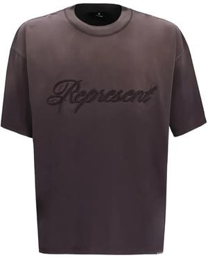 Represent ロゴ Tシャツ - グレー