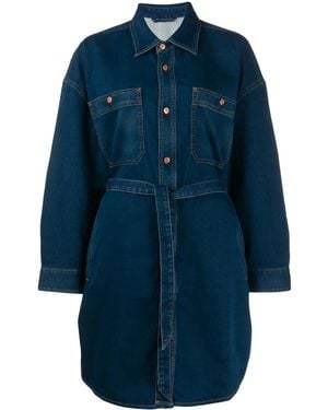 DIESEL Denim Shirt Dress - Blue