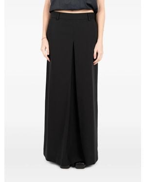 Societe Anonyme Victoria Front-Slit Maxi Skirt - Black