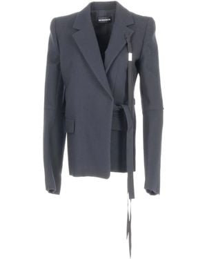 Ann Demeulemeester Venla Asymmetric Tailored Jacket - Blue