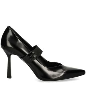 HUGO Escarpins En Cuir - Noir