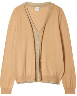 Paul Smith Cárdigan Con Cuello En V - Neutro