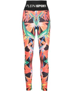 Philipp Plein Leggings - Red