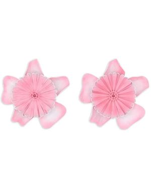 Chloé Pendientes Bloom Con Motivo Floral - Rosa