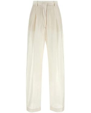Thelatest Billie Wide-Leg Trousers - White
