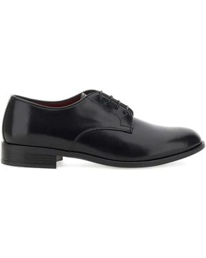 Duca Degli Abruzzi Windsor Leather Derby Shoes - Black