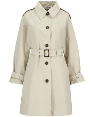 Barbour Belted Coat - White