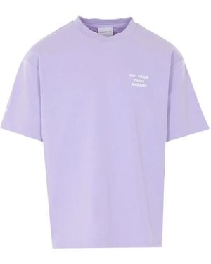 Drole de Monsieur Slogan T-Shirt - Purple