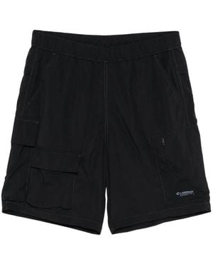 Chocoolate Logo-Printed Cargo Shorts - Black