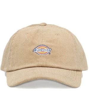 Dickies Logo-Embroidered Corduroy Baseball Cap - Natural
