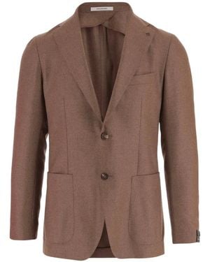 Tagliatore Single-Breasted Blazer - Brown