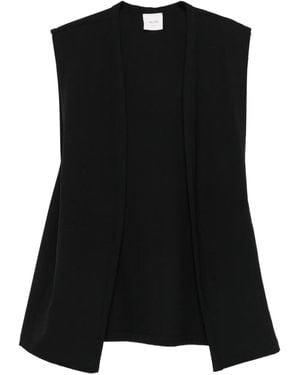 Alysi Sleeveless Vest - Black