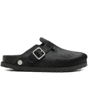 Birkenstock Buckle-Strap Mules - Black