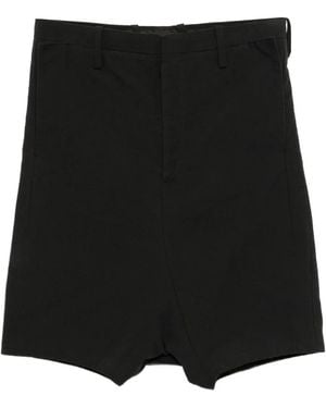 Carol Christian Poell Cotton Blend Apron Shorts - Black