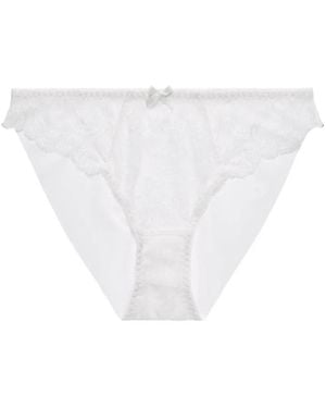 Aubade Culotte Danse Des Sens Bordée De Dentelle - Blanc