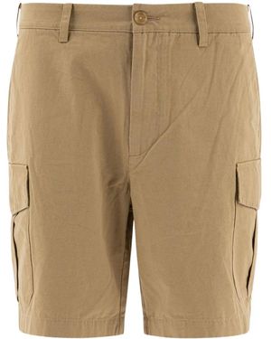 Vince Straight-Leg Cargo Shorts - Natural