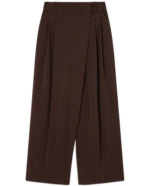 Ganni Trousers - Brown