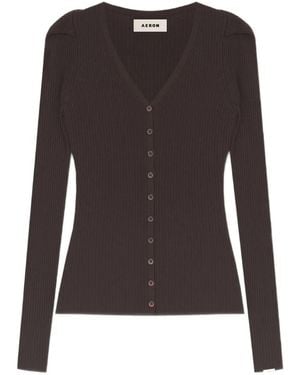 Aeron Cardigan À Col V - Noir